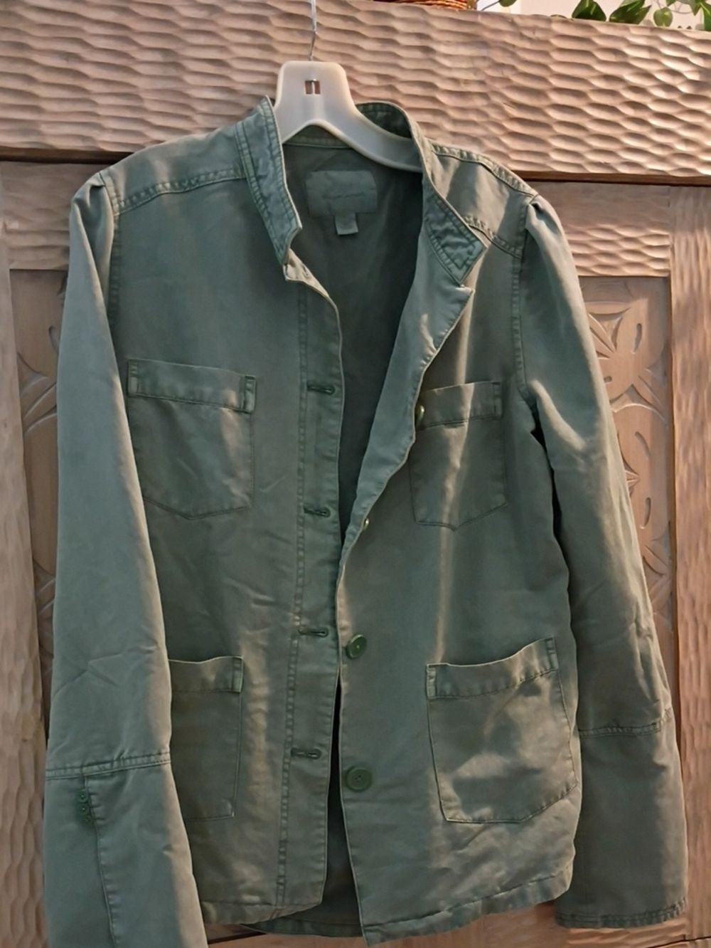 Women's Olive Green Utility Jacket